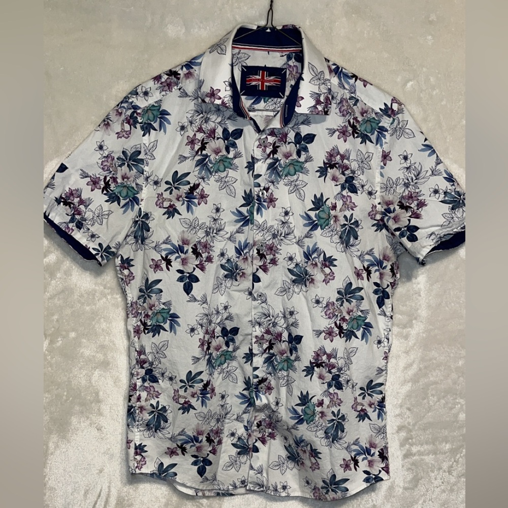Floral Print Men’s Button Down